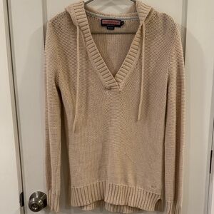 Vineyard Vines Women's Cream V-Neck Sweater